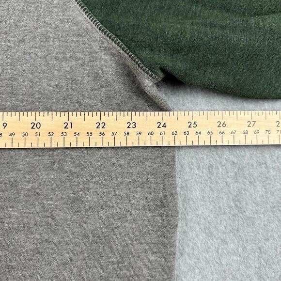 Oregon Ducks Sweatshirt Hoodie Grey‎ Green Embroidered XL Champion NCAA Football - Picture 6 of 8